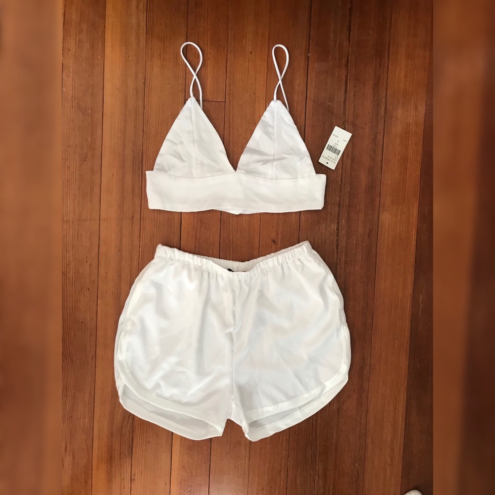 White Two Piece Set